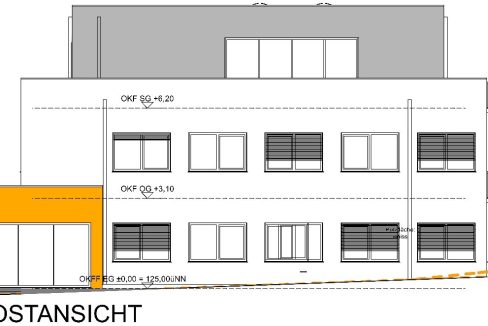 Skizze Süd-Ostansicht