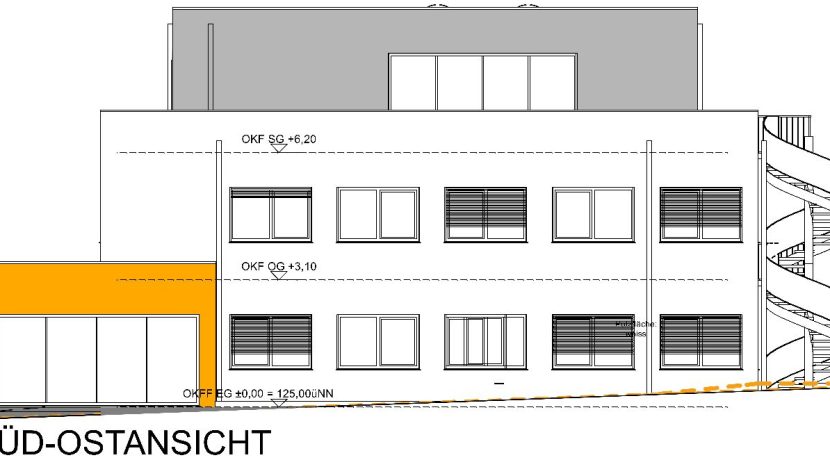 Skizze Süd-Ostansicht