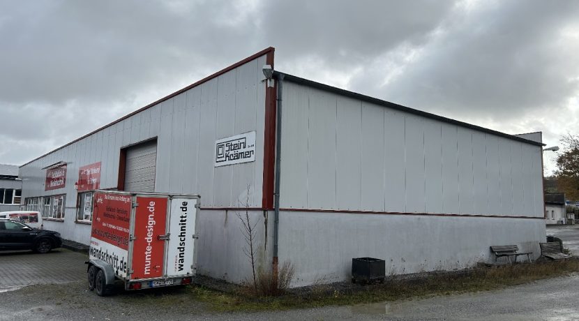 Halle 550 m² erweiterbar auf 725