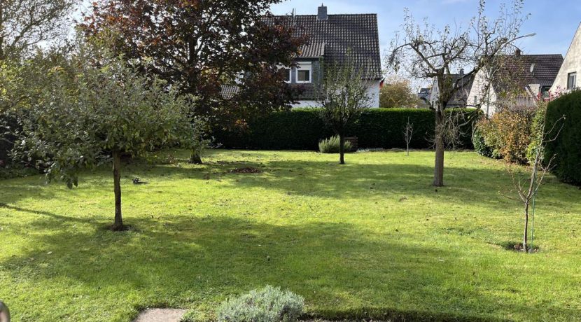 Blick auf das Grundstück