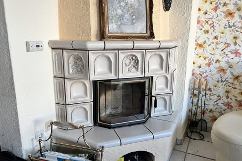 Kamin im Wohnzimmer