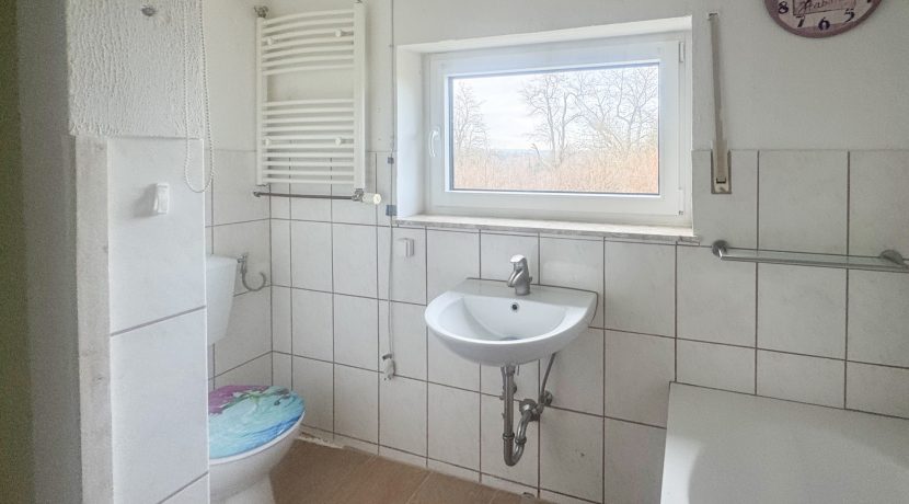 Tageslichtbad mit Wanne  und Dusche