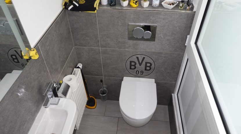 Gäste-WC auch für Fußballfans