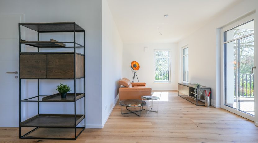 Blick ins Wohnzimmer