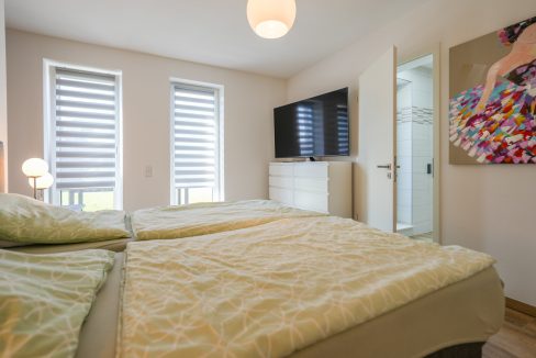 Blick ins Bad en Suite