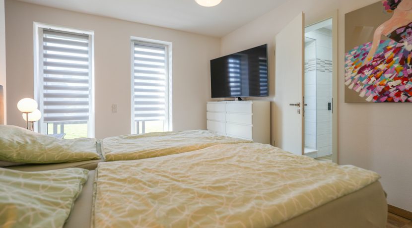 Blick ins Bad en Suite