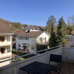 Ausblick vom Balkon