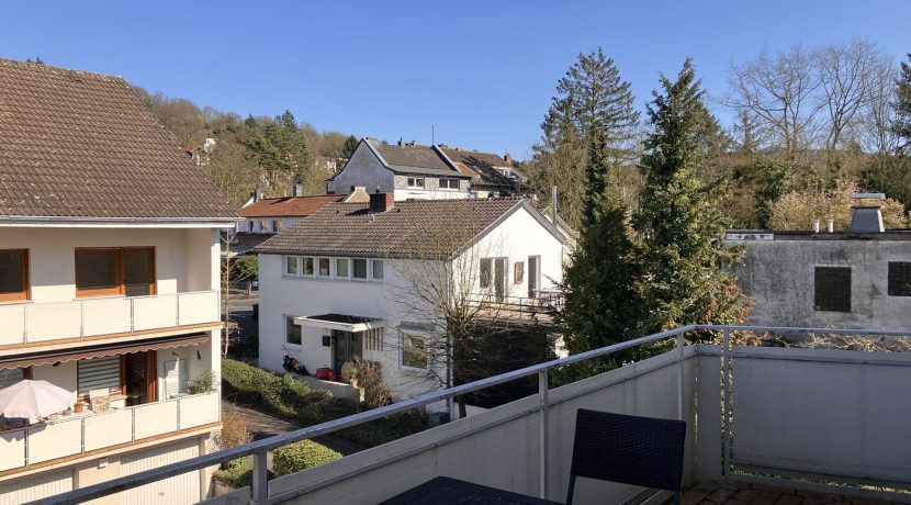Ausblick vom Balkon