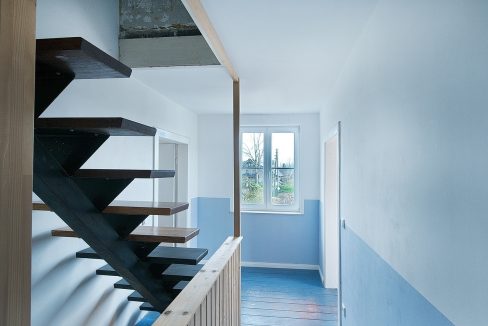 Treppe zum Dachgeschoss