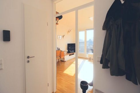 Blick vom Balkon