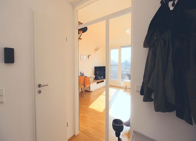 Blick vom Balkon