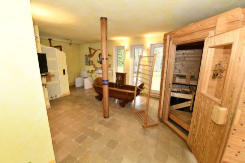 Spa-Bereich im Obergeschoss