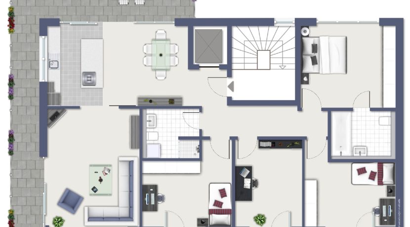 3.OG - 5-Zimmer-Penthouse