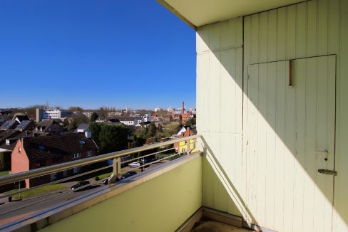Blick vom Balkon