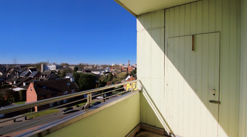 Blick vom Balkon