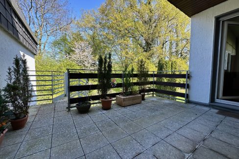 Terrasse am Wohnbereich