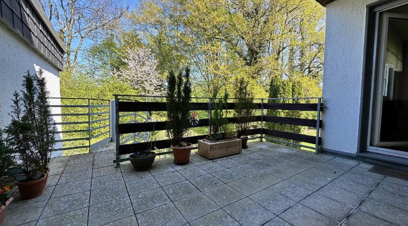 Terrasse am Wohnbereich