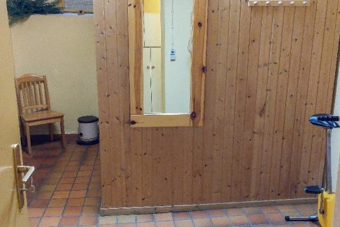 Die Sauna im Keller