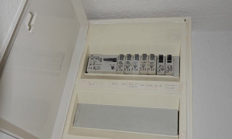 Modernisierte Wohnungselektrik