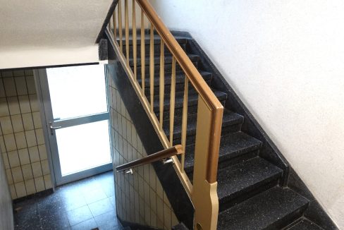 Das gepflegte Treppenhaus