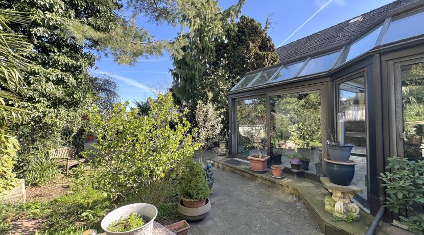 gemütliche Südwest-Terrasse...