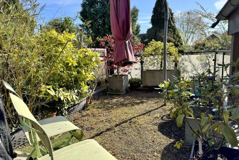 sonnige Dachterrasse