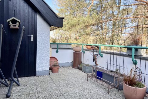 Loggia mit Abstellraum