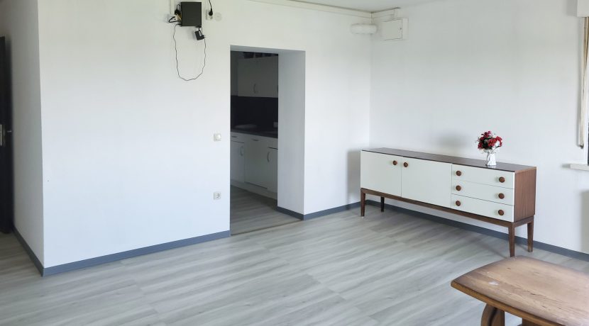 Wohnzimmer mit Zugang zur Küche