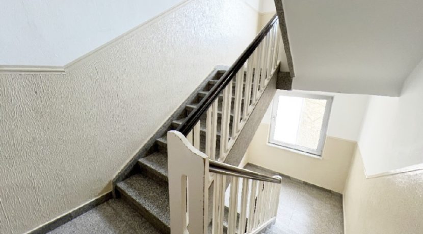 Das gepflegte Treppenhaus