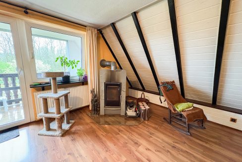 Kamin im Wohnzimmer (OG)
