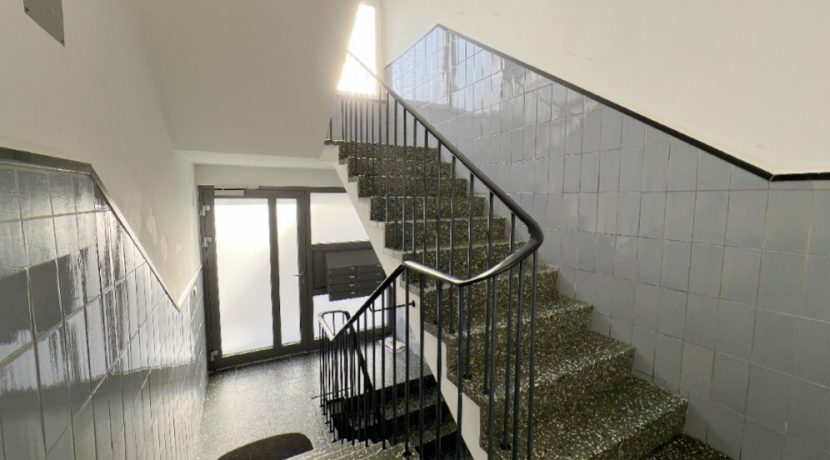 Das gepflegte Treppenhaus