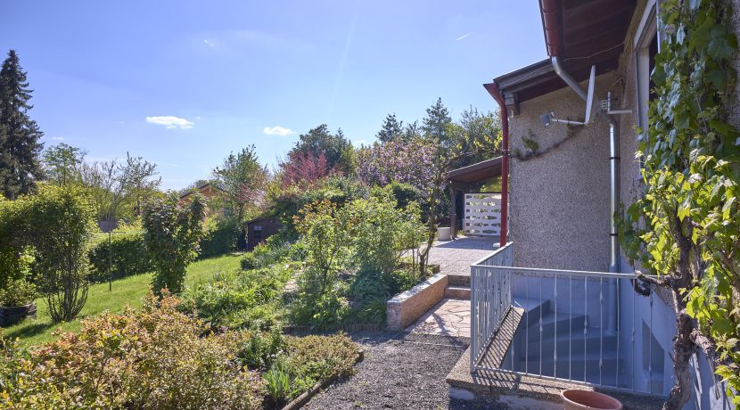 Terrasse mit Kellertreppe