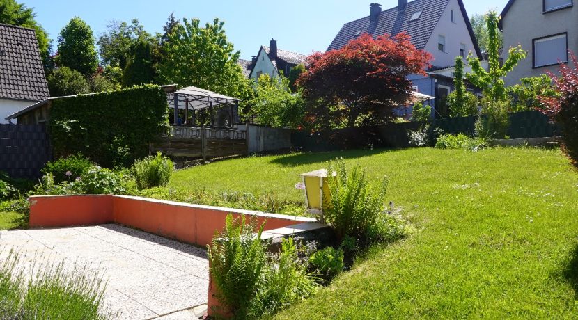 Der schöne Gartenbereich