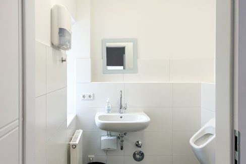 modernes Tageslicht-WC