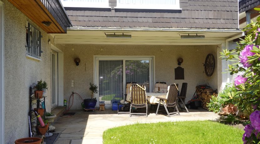 Überdachte Terrasse