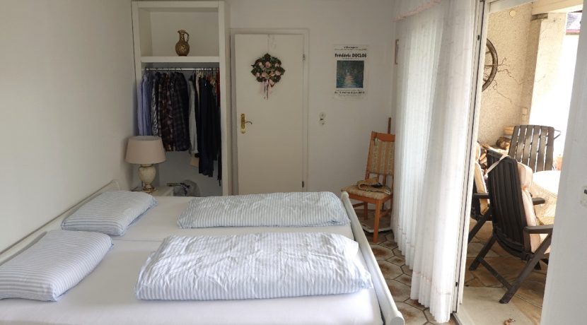 Das Schlafzimmer im EG