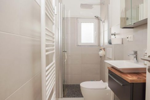 Gäste- WC mit Walk-In-Dusche