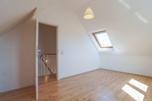 Spitzboden als weiteres Schlafzimmer nutzbar