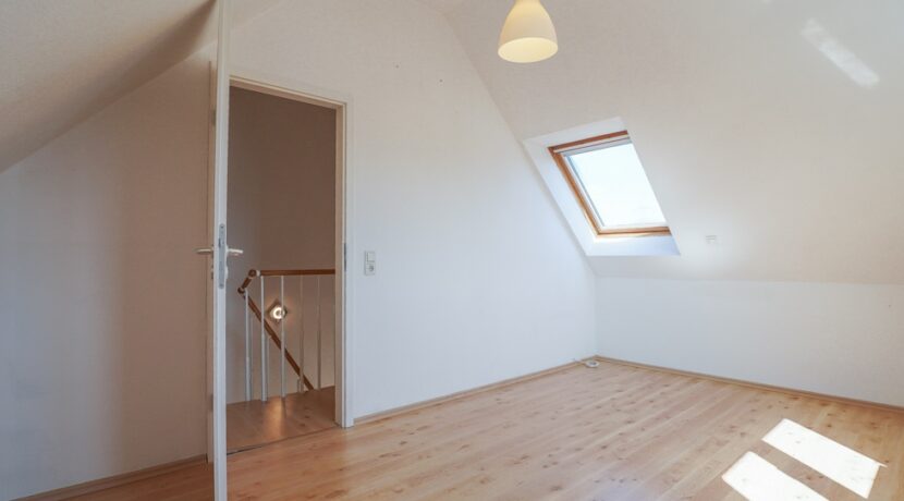 Spitzboden als weiteres Schlafzimmer nutzbar