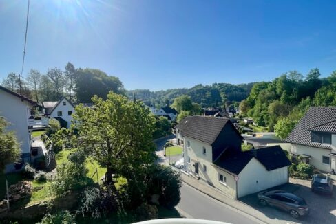 Blick vom Balkon