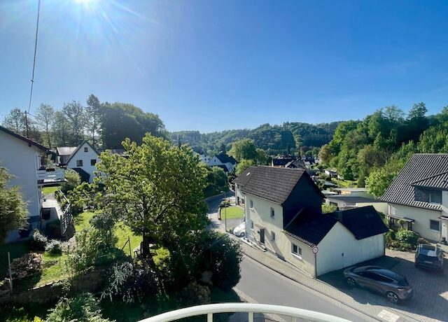 Blick vom Balkon
