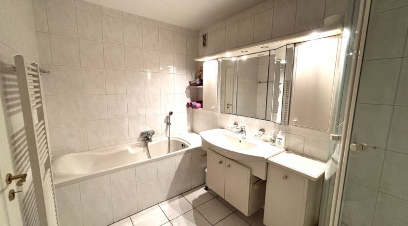 EG-Bad mit Wanne + Dusche