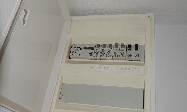 Modernisierte Wohnungselektrik