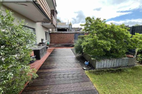 Der Garten liebevoll angelegt!