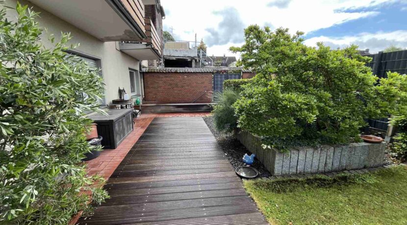 Der Garten liebevoll angelegt!