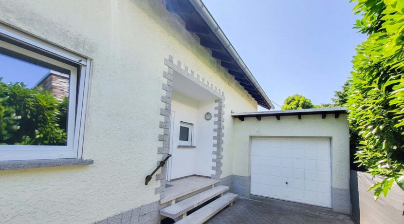 Eingang und Garage EG Wohnung