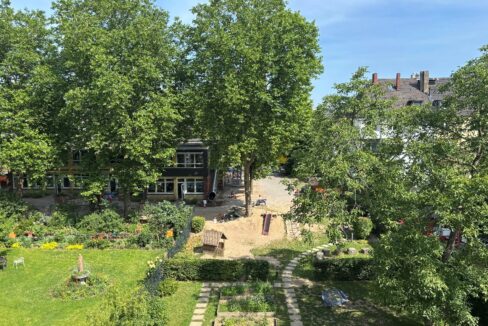 Ausblick vom Balkon