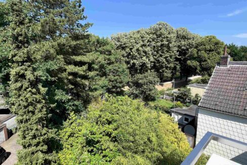 Die Aussicht vom Balkon