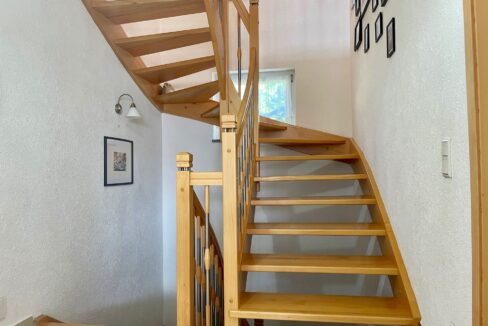 Treppe zum Dachgeschoss