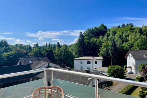 Ausblick vom Balkon